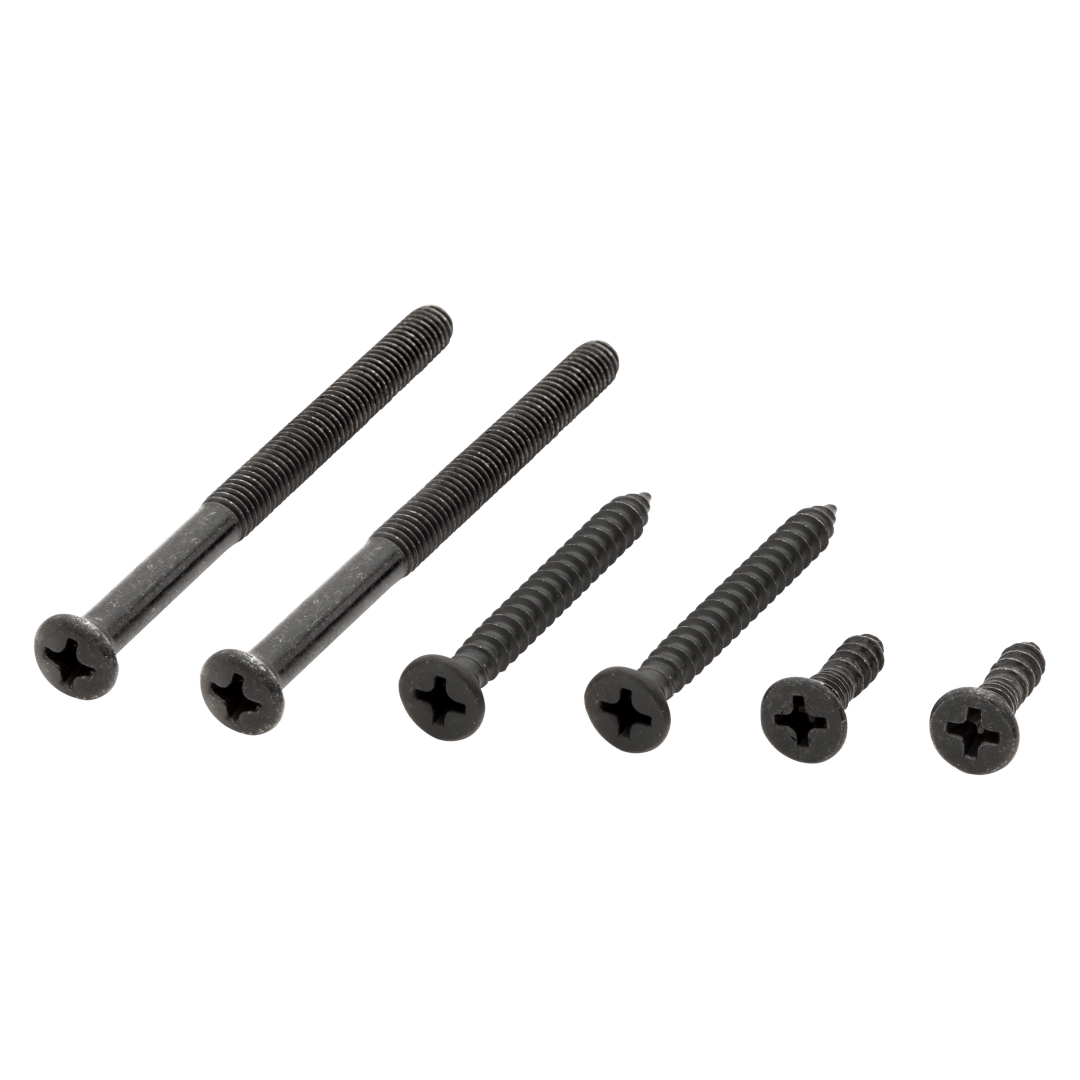 Deadbolt Single Cylinder Screw Pack for Matte Black or Venetian Bronze Finish