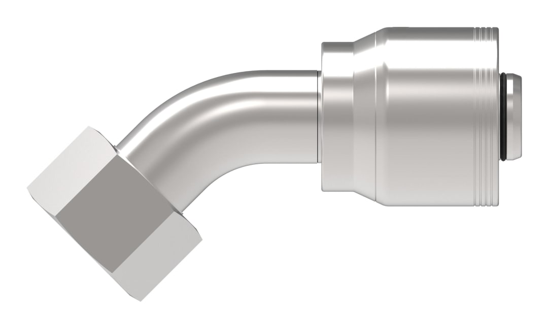 Aeroquip 1" Female ORS 45 Degree X 1" Hydraulic Hose Fitting 4 Way