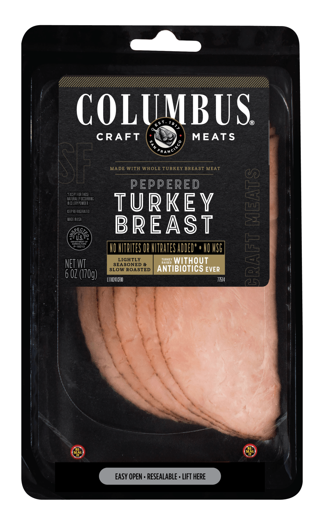 COLUMBUS ABF Pepper Turkey
