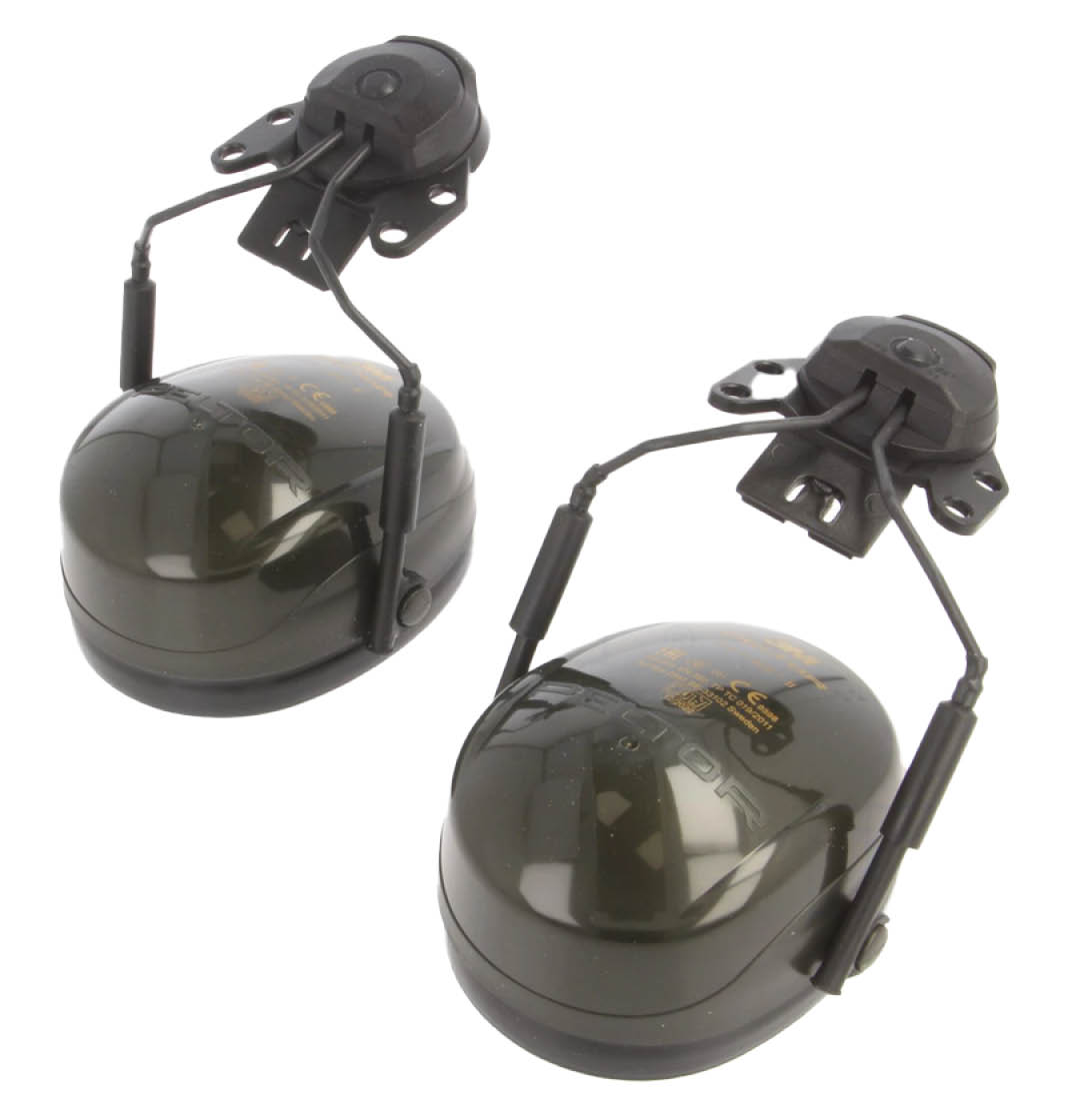 3M™ PELTOR™ Optime™ II mušľové chrániče sluchu, 30 dB, zelené, upevnenie na prilbu, H520P3E-410-GQ-01