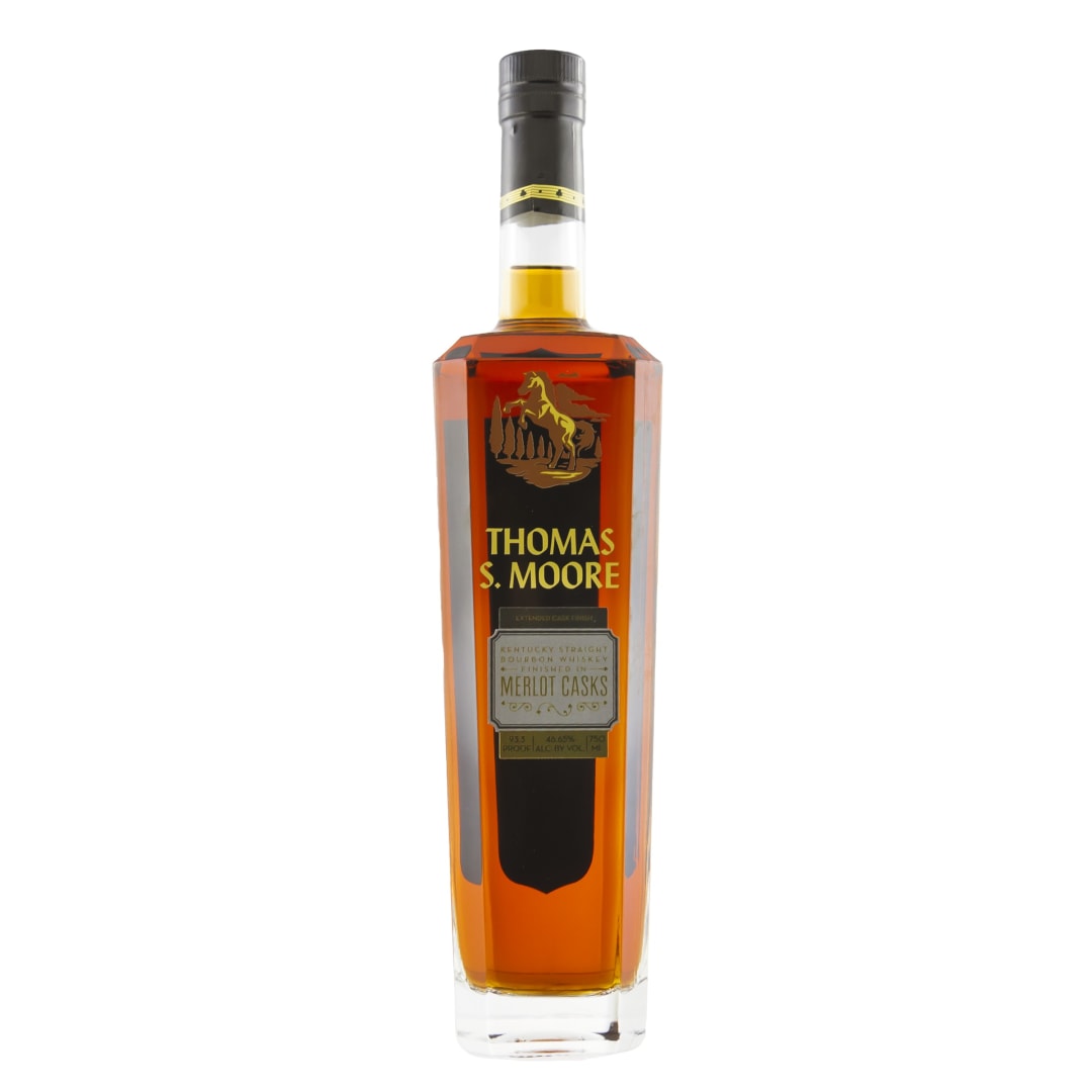 Thomas S. Moore Merlot Casks Finish Kentucky Straight Bourbon Whiskey 750ml 93.3 Proof