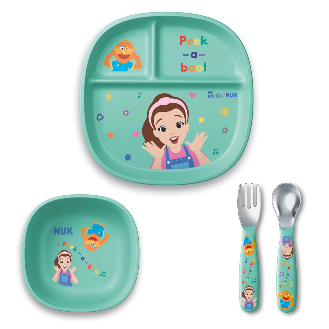 NUK® Ms. Rachel Tableware Set