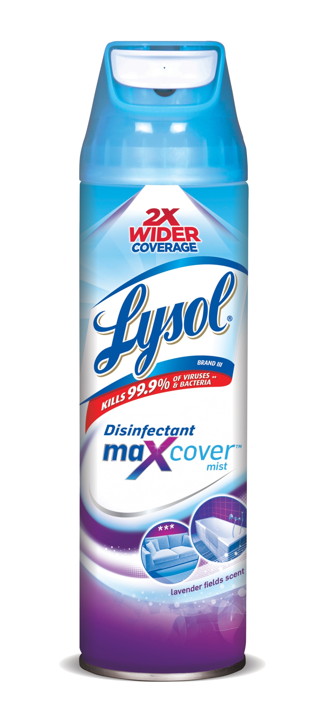 LYSOL® Max Cover™ Disinfectant Mist - Lavender Field 6/12.5 oz.