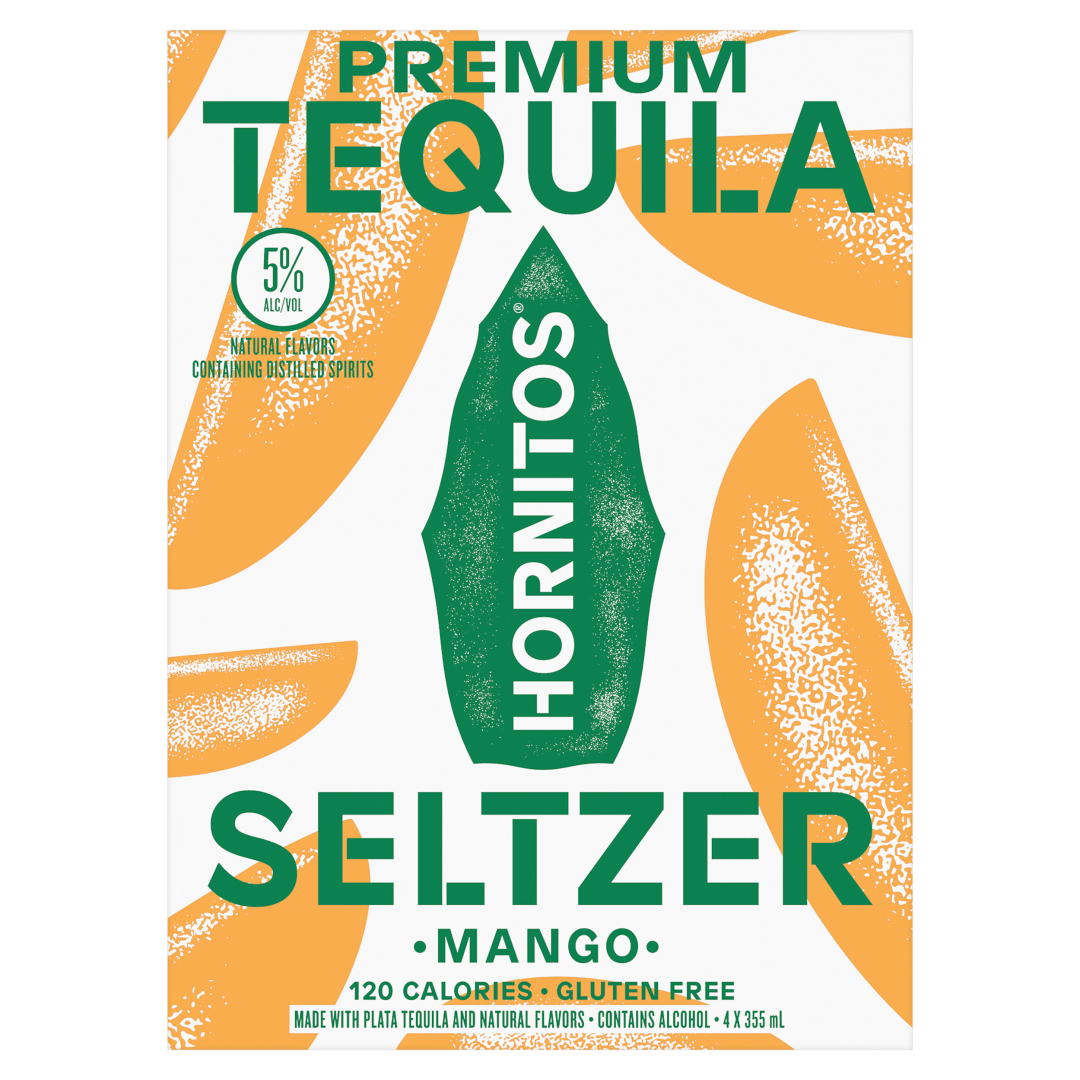 Hornitos Hard Seltzer Mango Ready to Drink Cocktail 4x355 ml