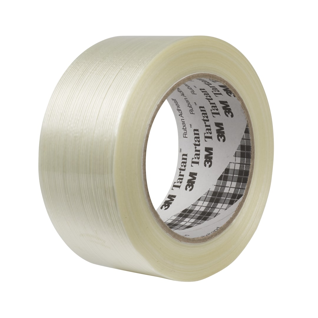 Tartan™ Filament Tape 8953, Transparent, 75 mm x 50 m, 0.1 mm