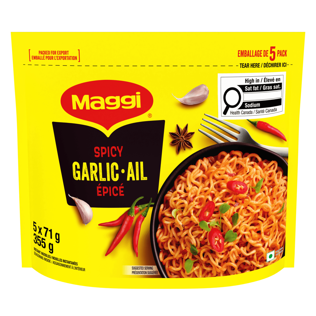 MAGGI Spicy Garlic Noodle 12(5x71g)N1 CA