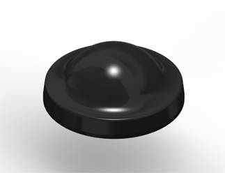 Produtos Moldados 3M™ Bumpon™ SJ6125 – Pretos, 3000/Embalagem
