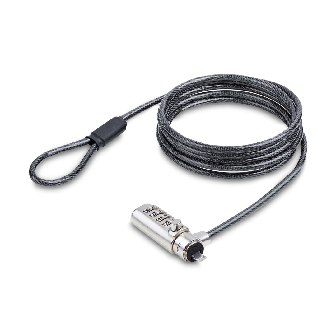 Slim Laptop Locks - Wedge Slot, Combination