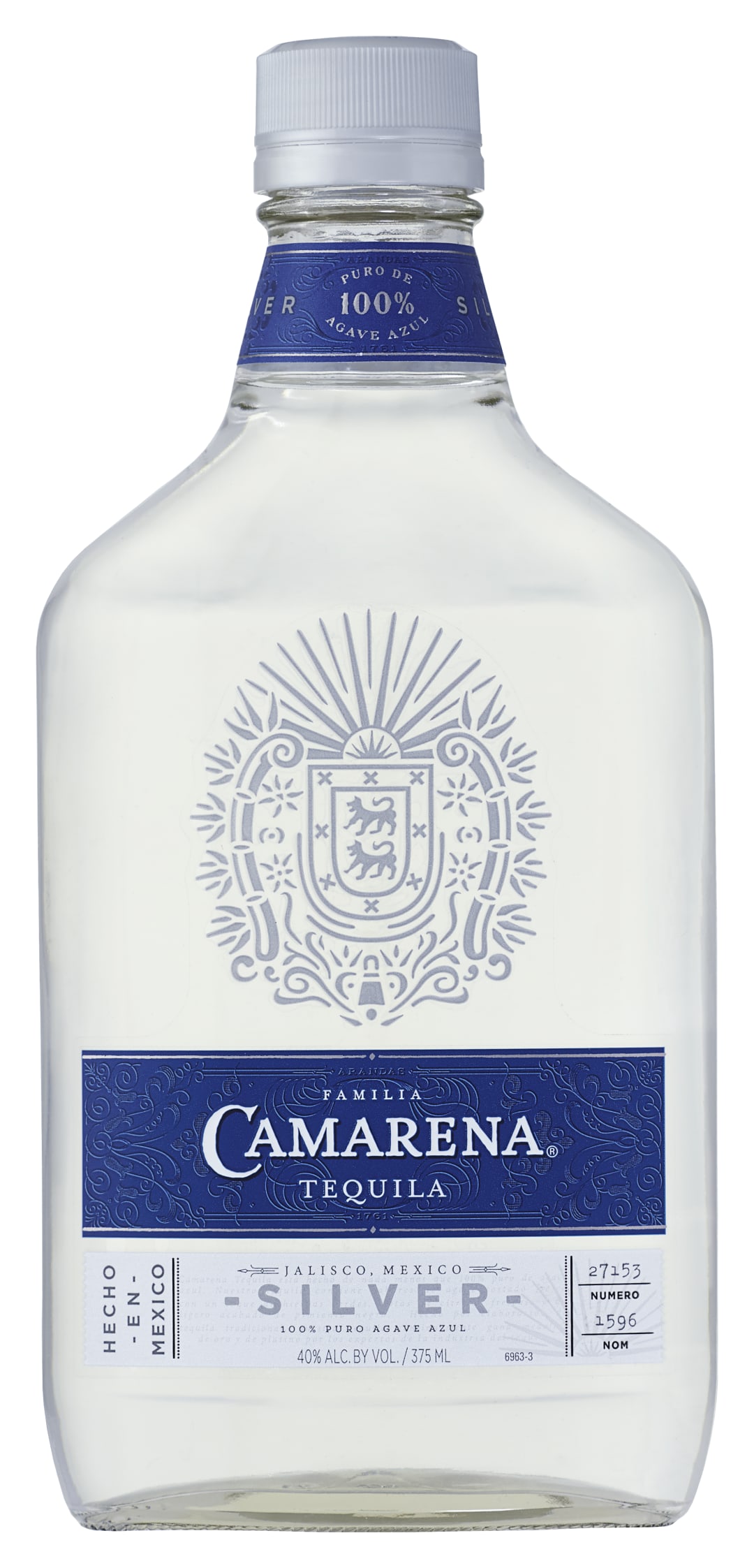 Familia Camarena Tequila Silver 375ml Bottle