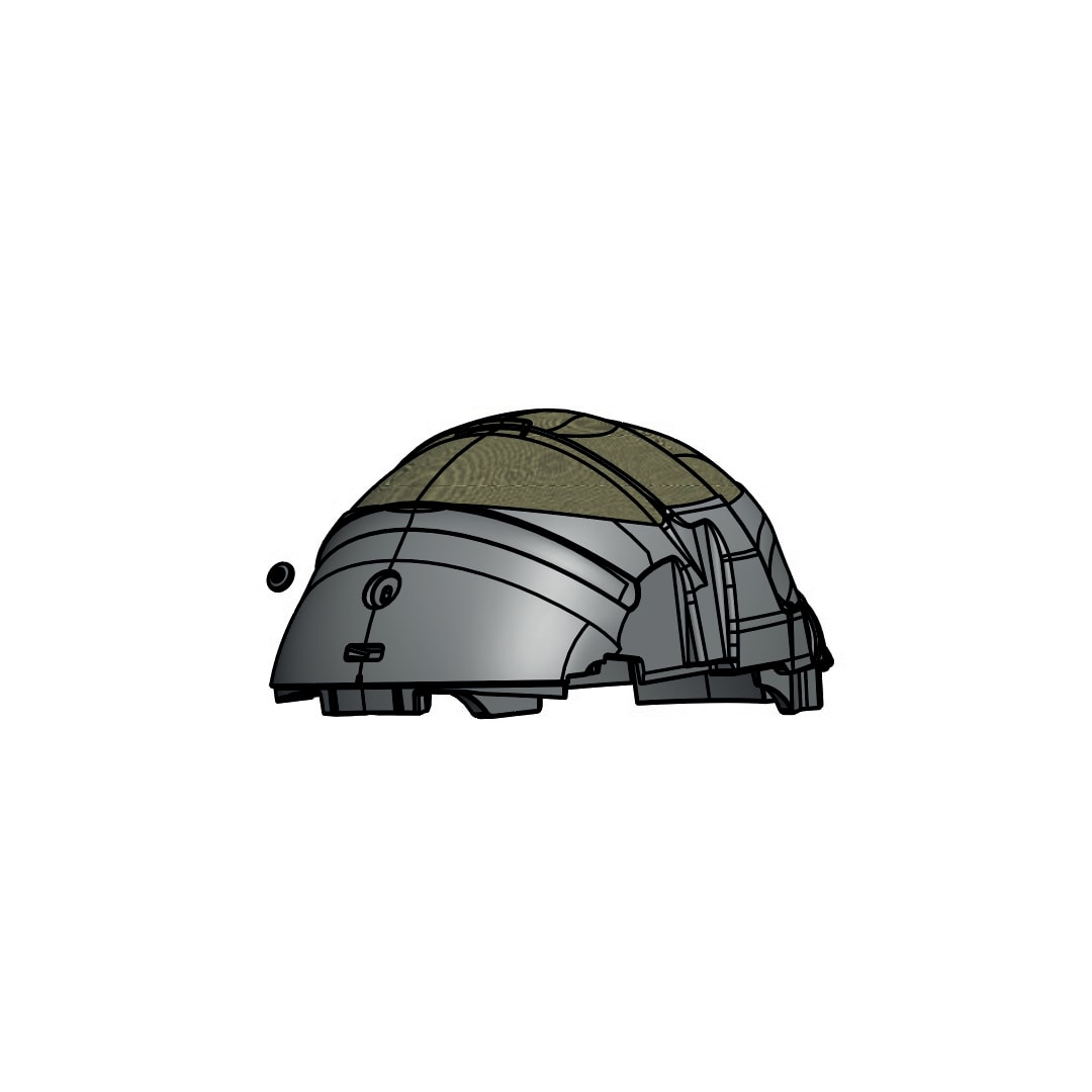 MSA Cairns® XF1 Fire Helmet Replacement Parts