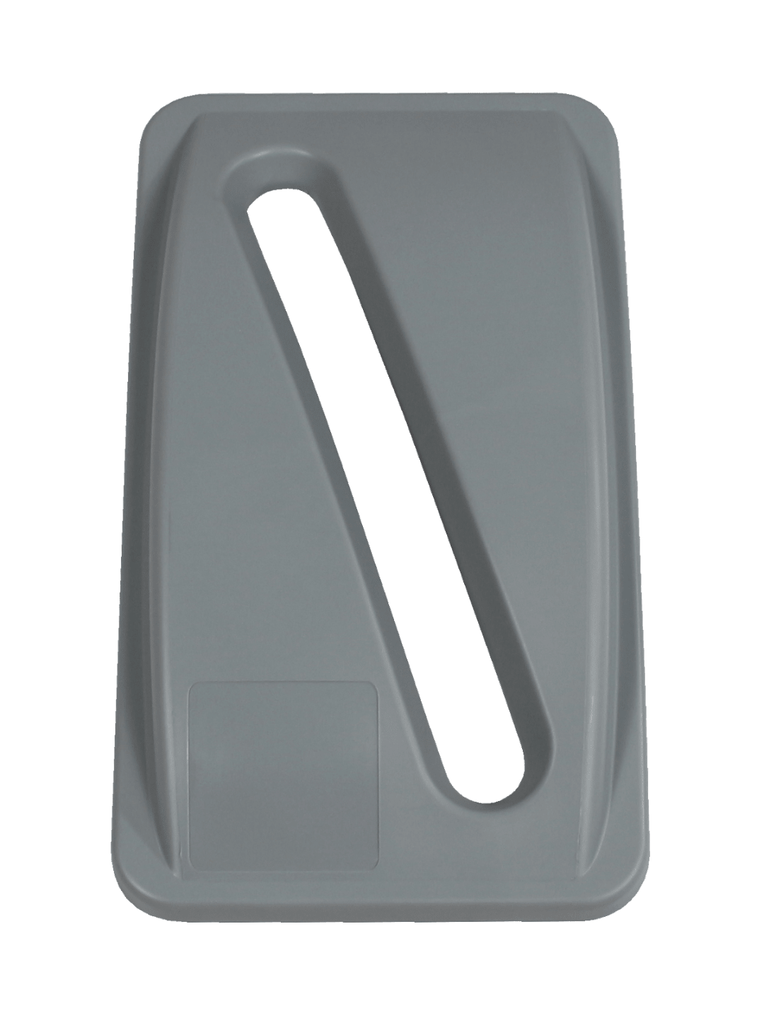  WASTE WATCHER - Single - Lid - Slot - Executive Grey