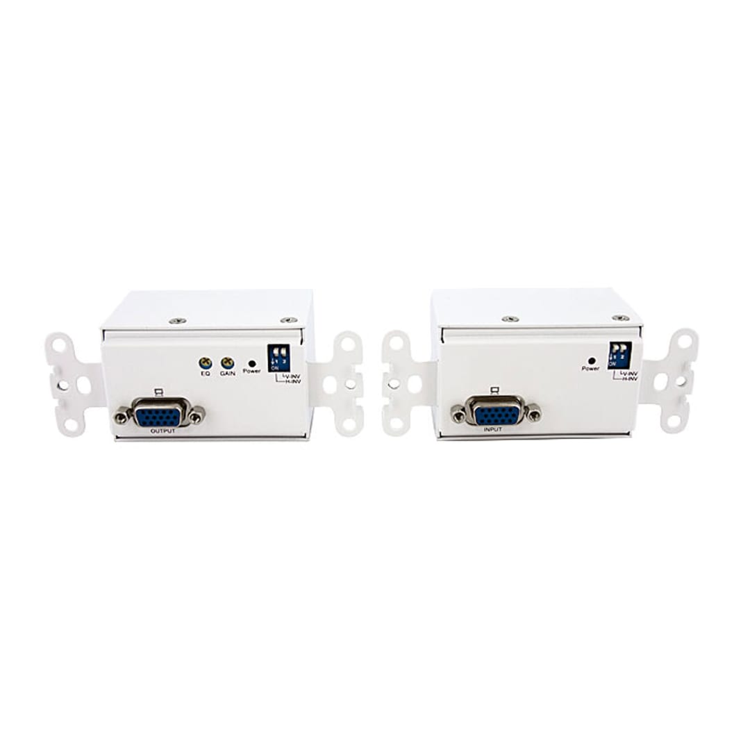 VGA Wall Plate Video Extender System over Cat 5