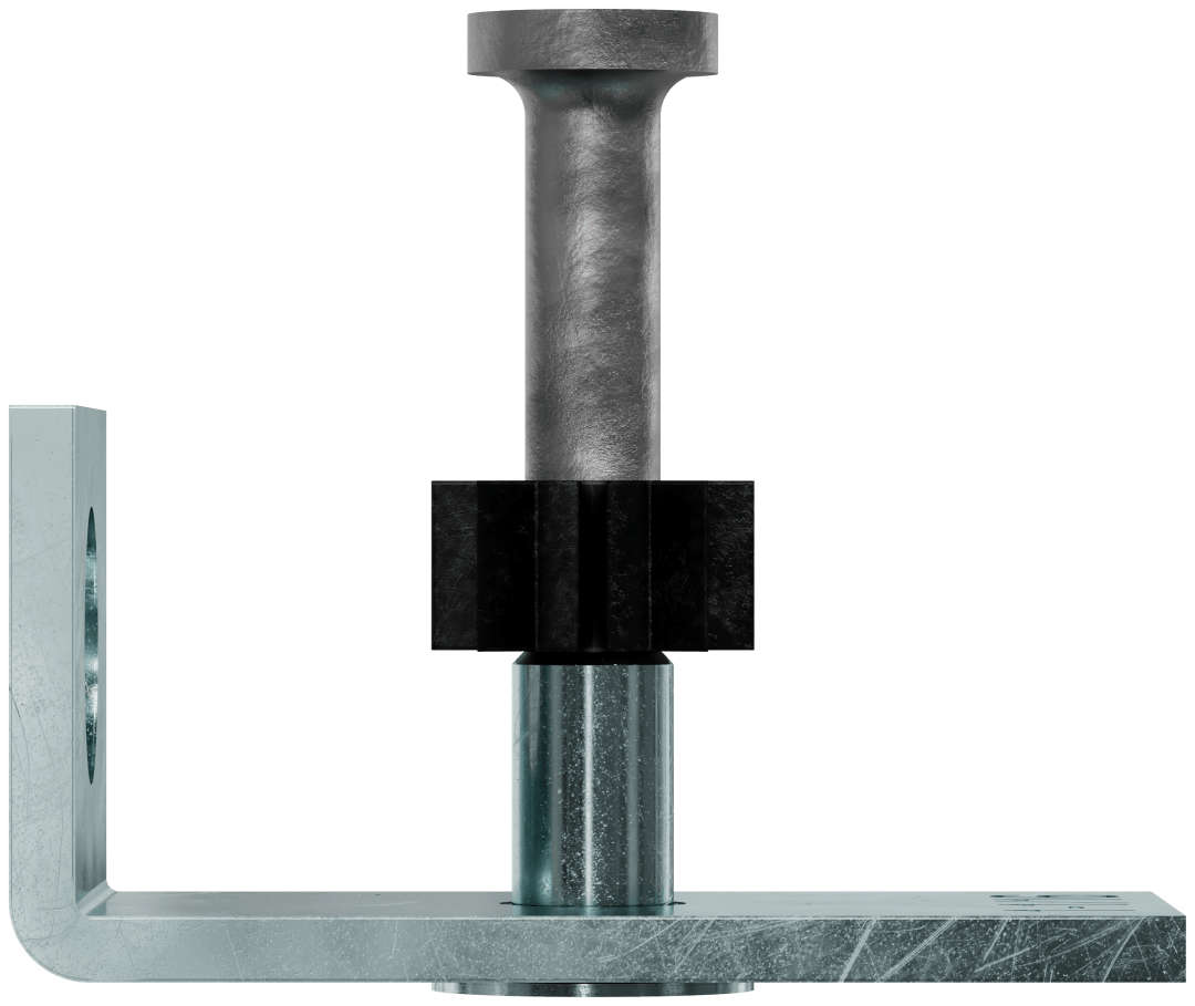 Simpson Strong-Tie PCLDPA-106 PCLDPA Powder-Actuated 90° Ceiling Clip with 1-1/16 in. Pin (100-Qty) (Pack of 10)