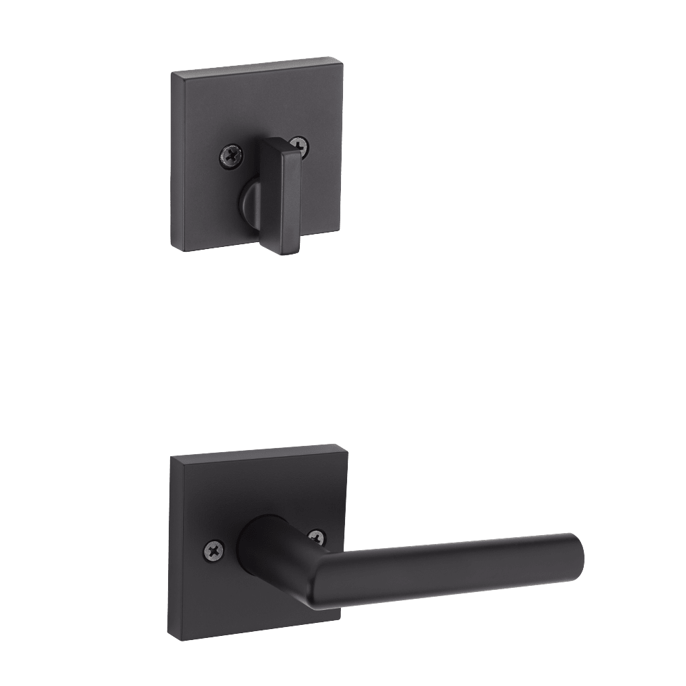 Milan Interior Pack with Interior Lever in Matte Black