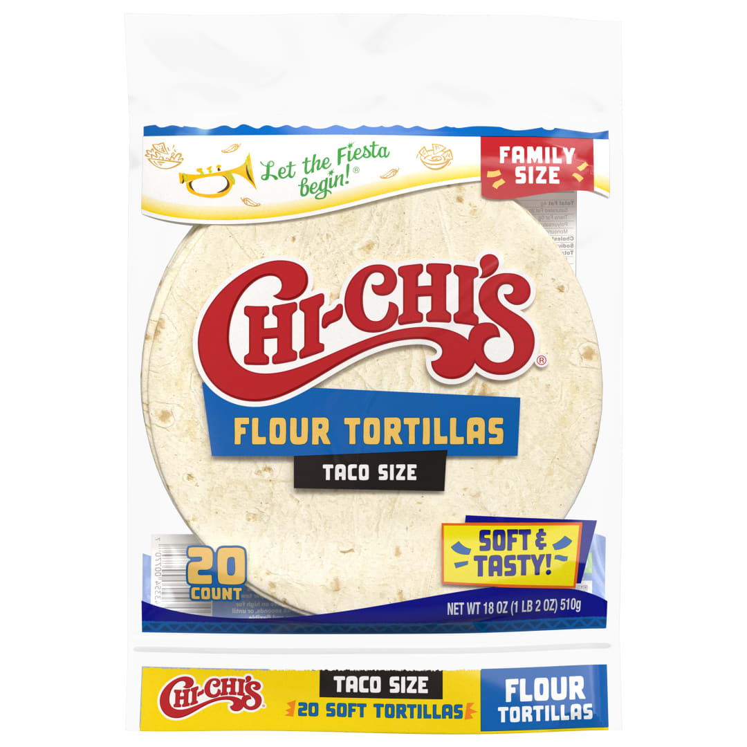 12/18 OZ. CHI CHI'S 20 COUNT FAMILY PACK FLOUR TORTILLA