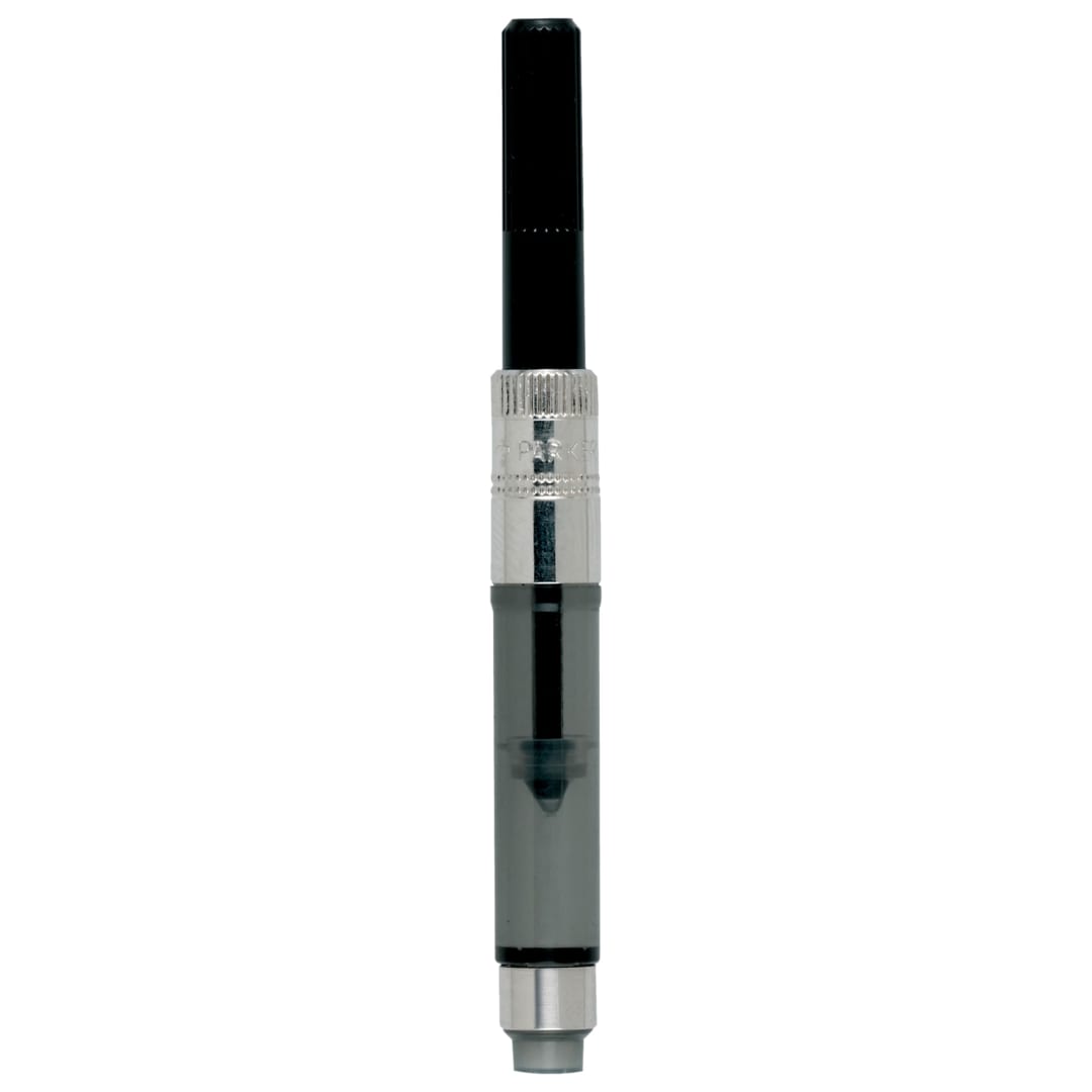 Parker Deluxe Fountain Pen Ink Piston Converter | Chrome Trim