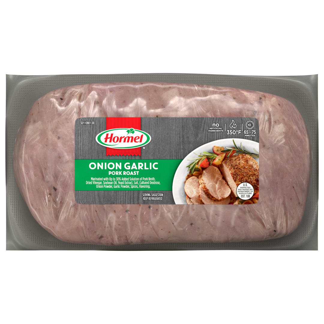 ALWAYS TENDER PORK LOIN ROAST ONION GARLIC 4 PIECE