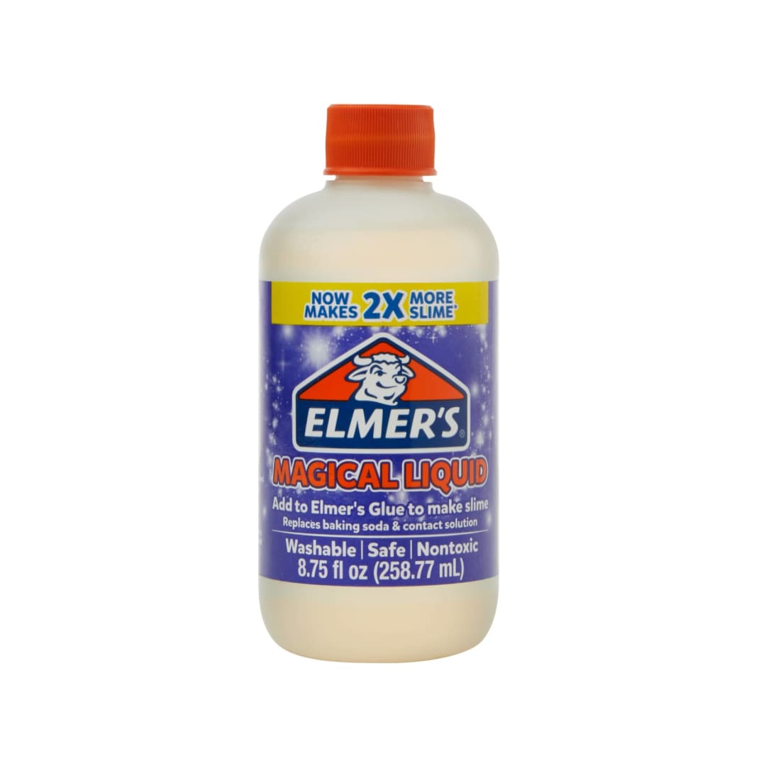 Elmer's Slime Activator | Magical Liquid Slime Activator Solution, Updated Formula for Twice as Much Slime, (8.75 fl oz)