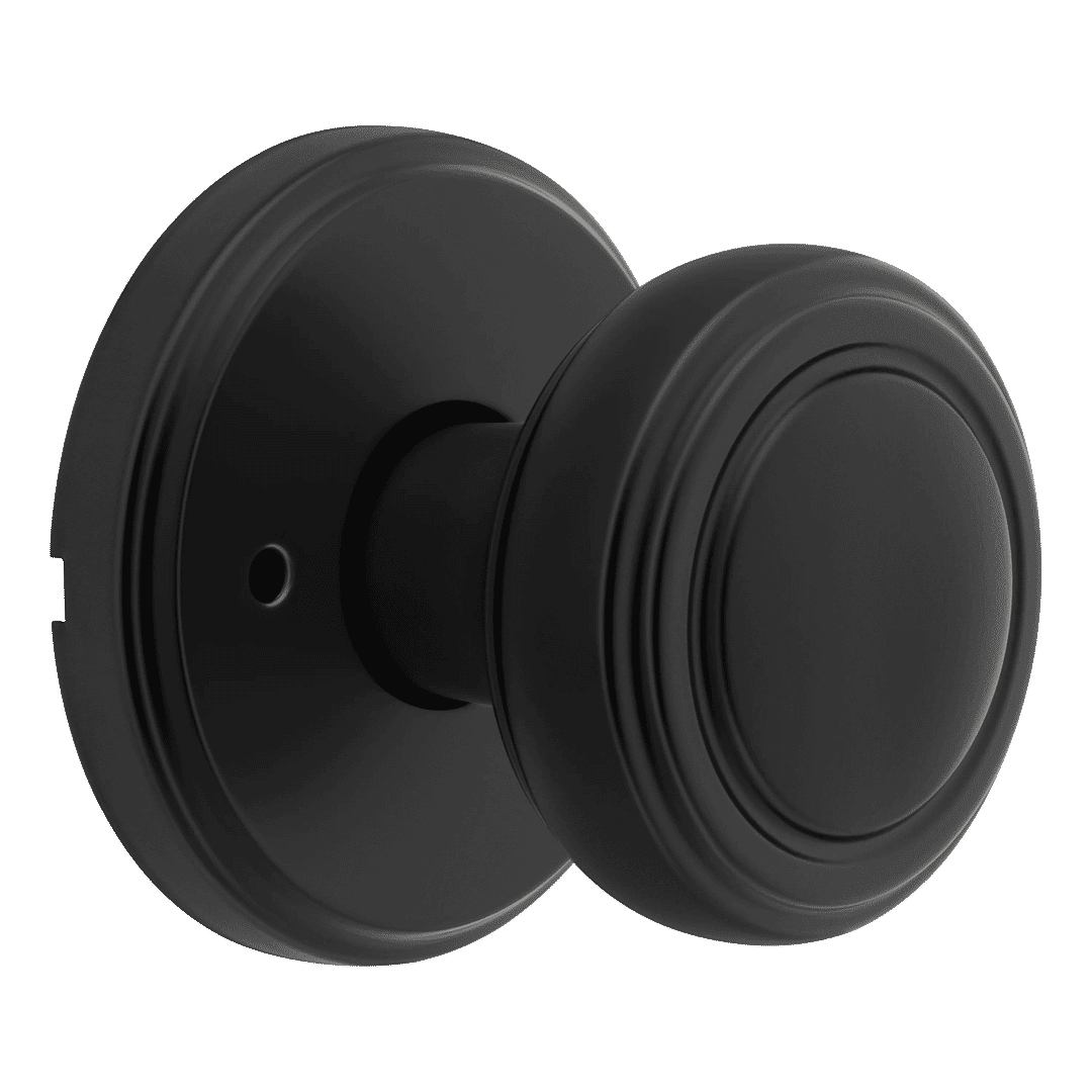 Henrik Bed/Bath Doorknob in Matte Black