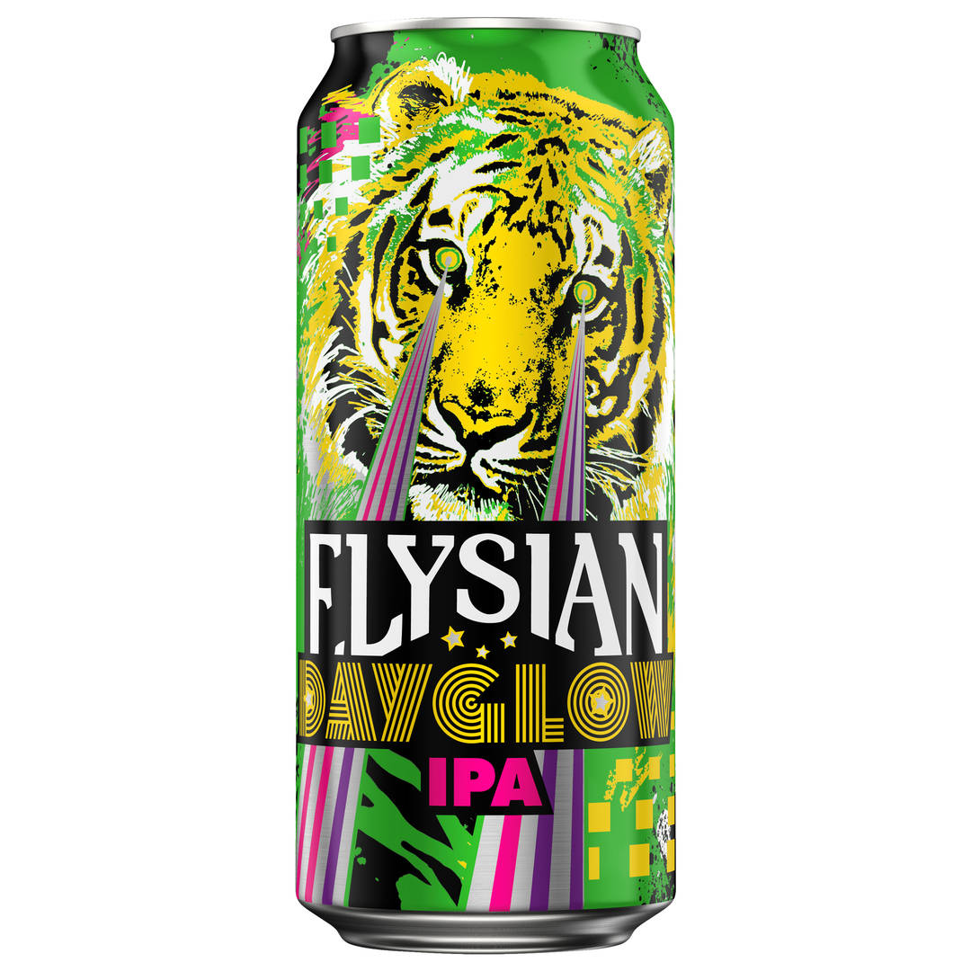 Elysian Day Glow 4x16 oz Hi-Cone CAN 7_4ABV - Plain Aluminum - Standard Gloss - Craft Direct