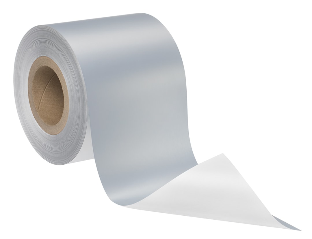 3M™ Polyester Güvenlik Etiket Malzemesi 7382, Silver Matte, 1525 mm x 500 m