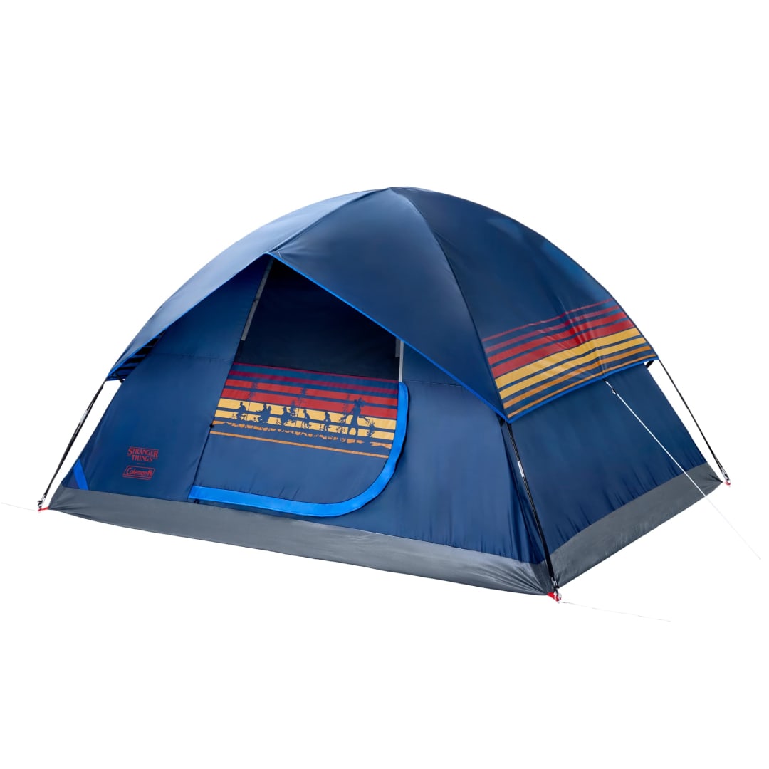 Coleman Stranger Things Outdoor Gear Collection, Limited Edition Stranger Things and Coleman Upside Down Camping Assortment, Cooler/Chair/Tent/Sleeping Bag