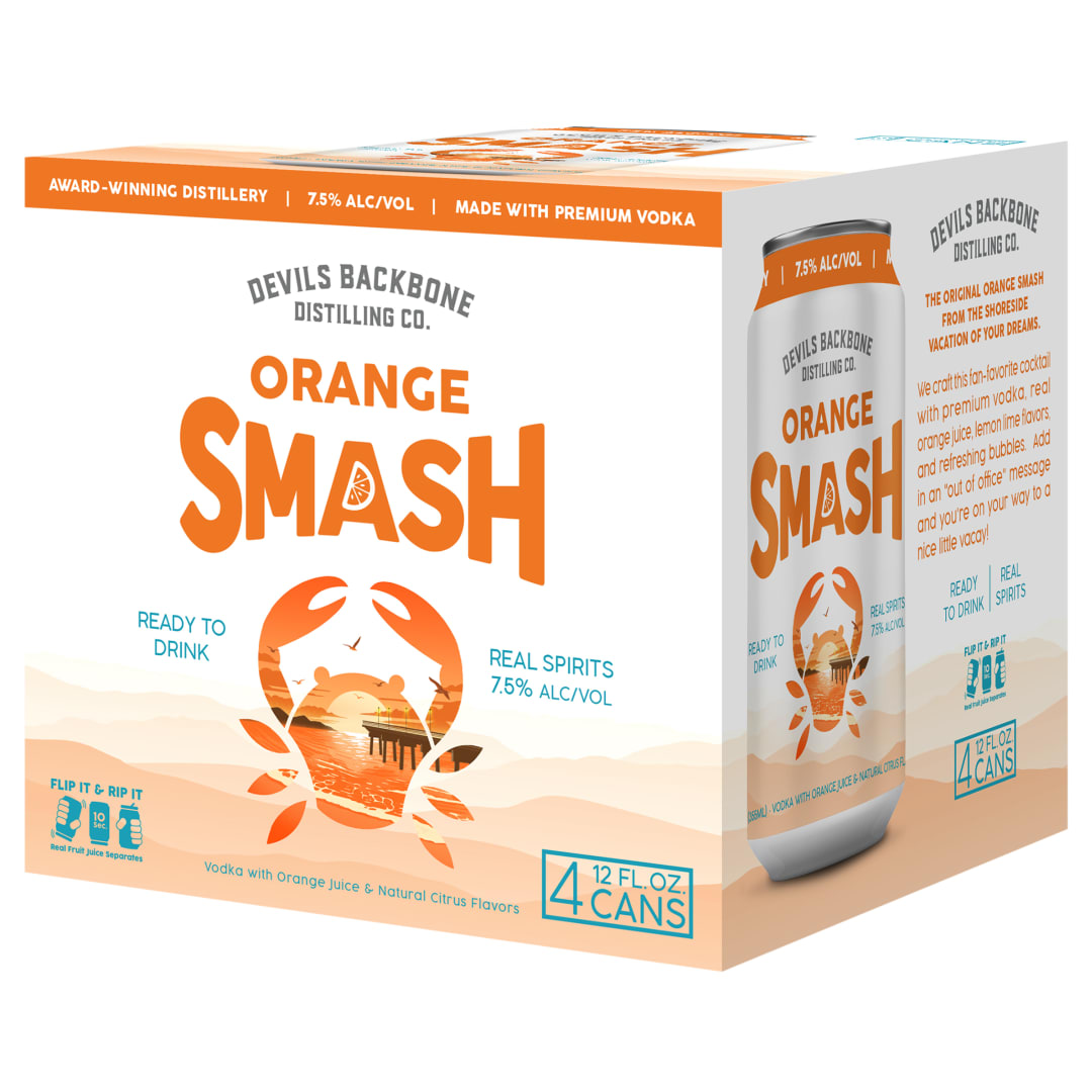 Devil's Backbone Devils Rtd Orange Smash 4 Pack, 12 fl oz Cans