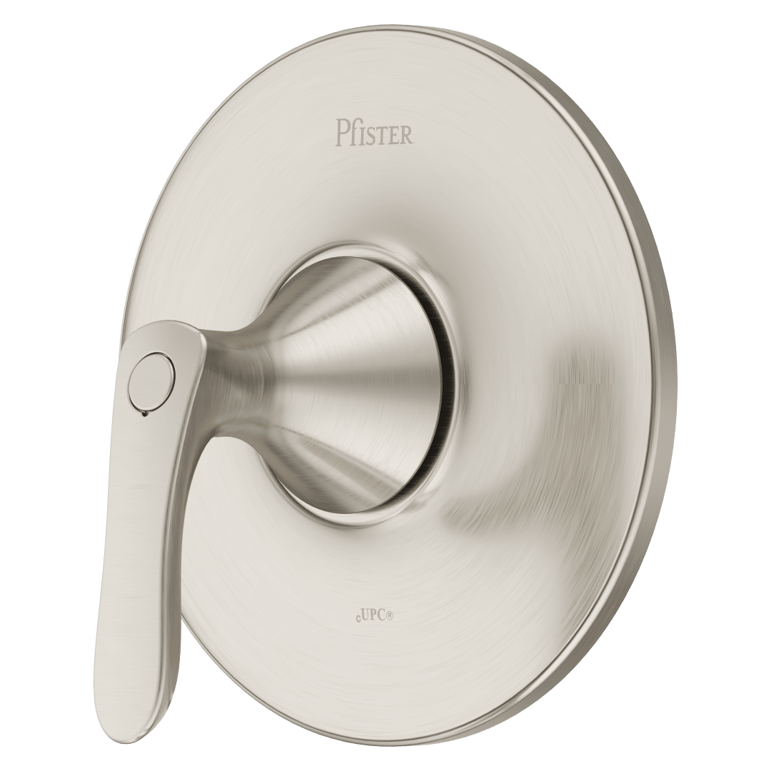 Weller 1-Handle Tub & Shower Valve Only Trim in Brushed Nickel
