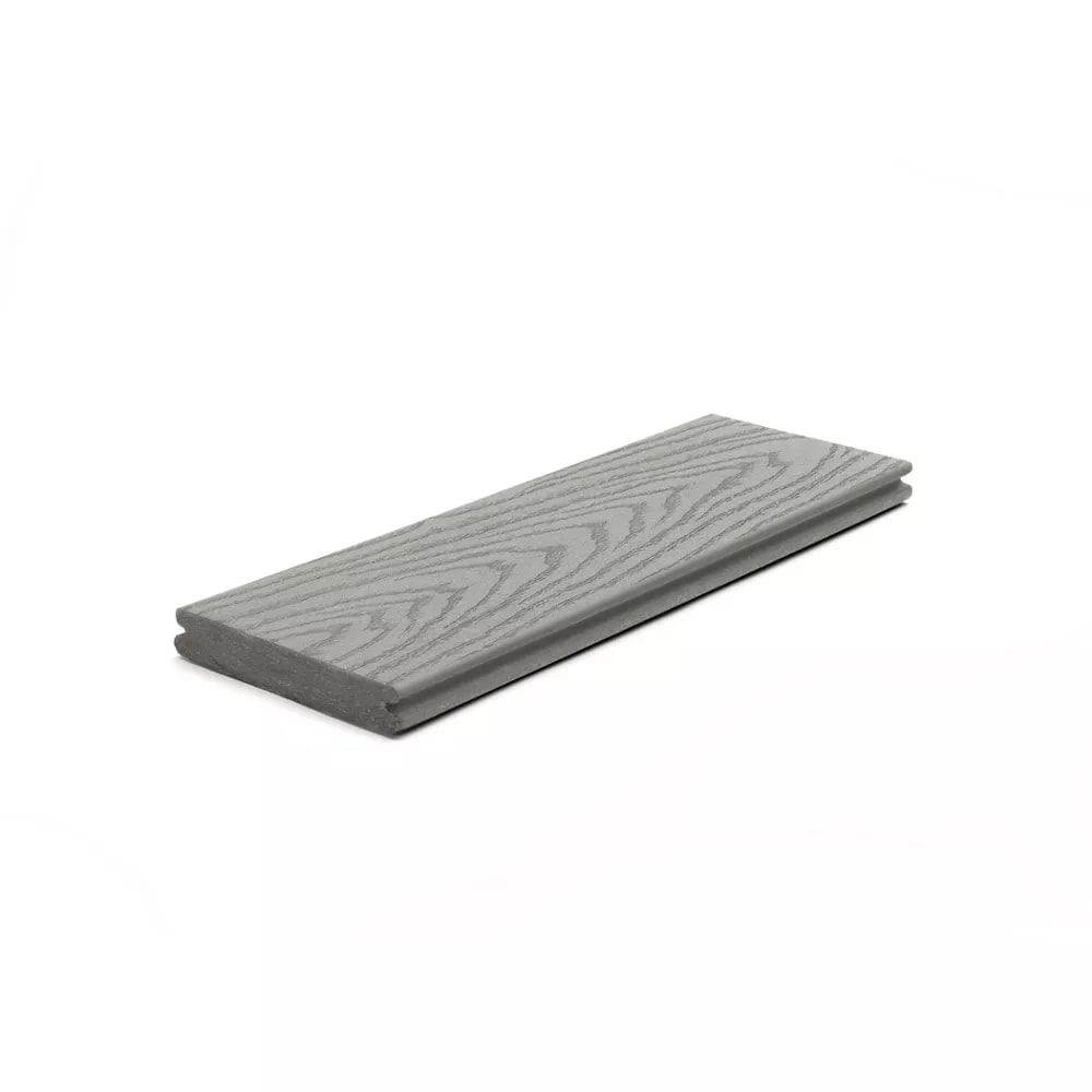 .82-in x 5.5-in x 12-ft Grooved Select® Pebble Grey