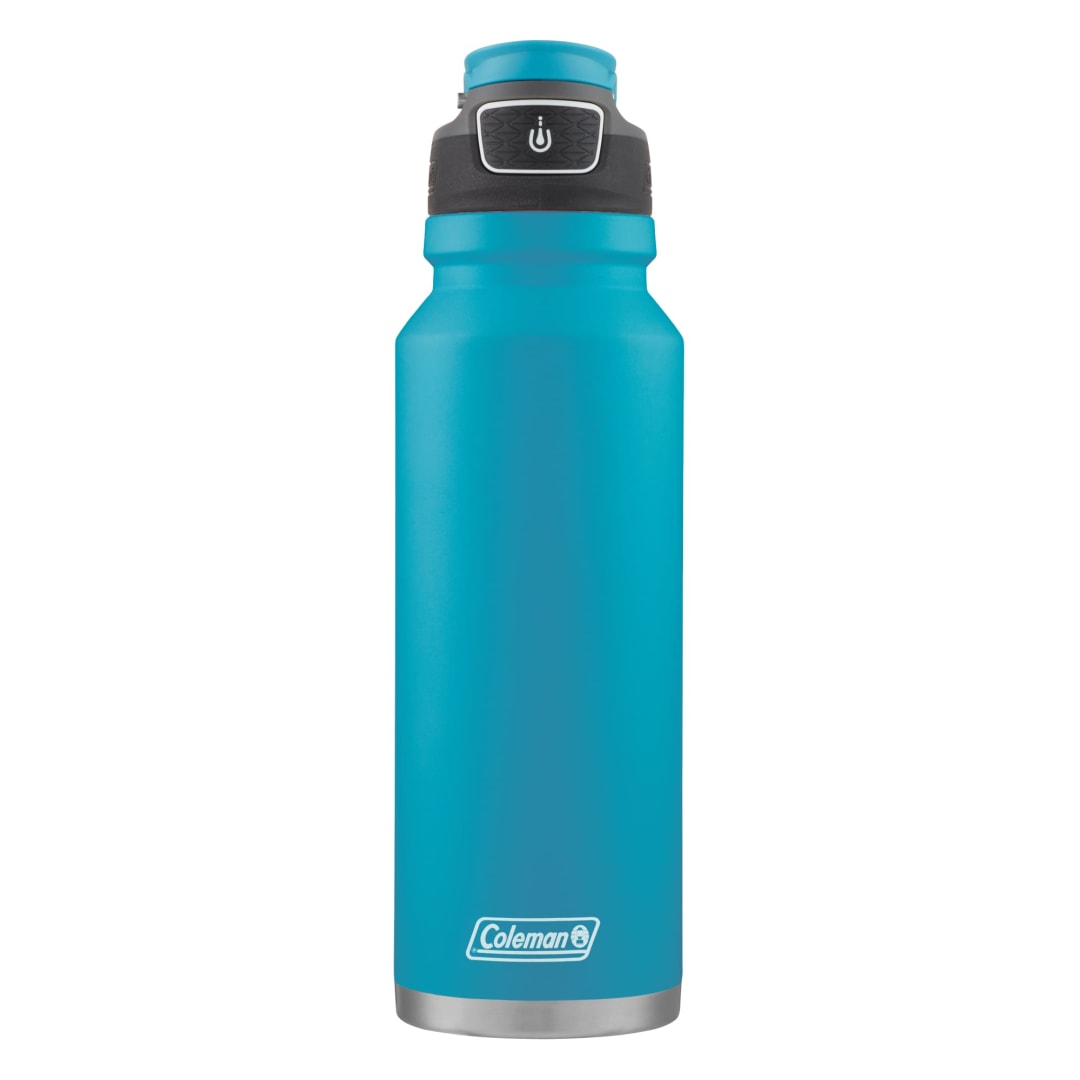 Coleman® FreeFlow AUTOSEAL Stainless Steel Water Bottle, 40oz., Caribbean Sea