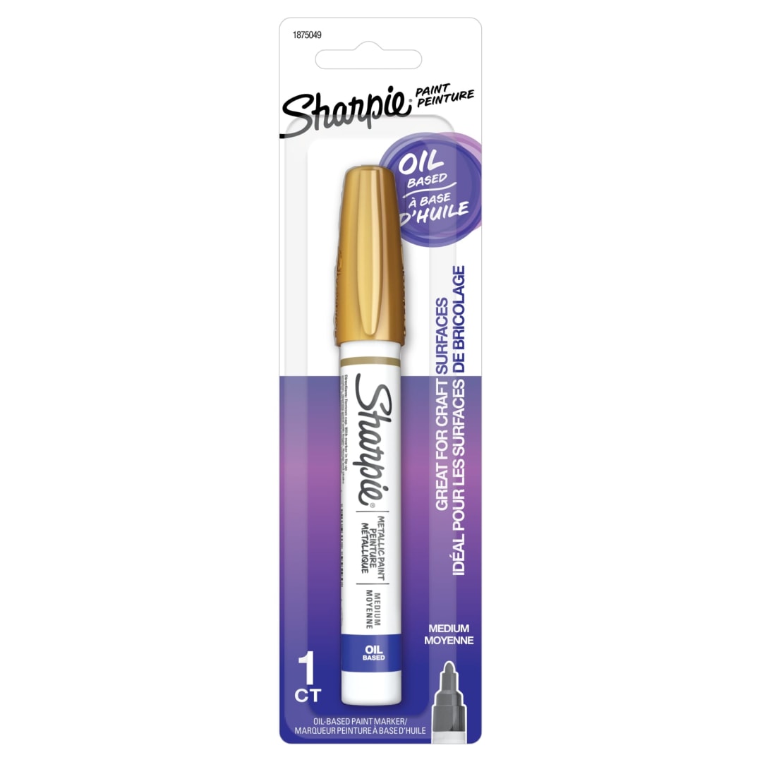 SHARPIE PAINT MED GOLD 1/CD
