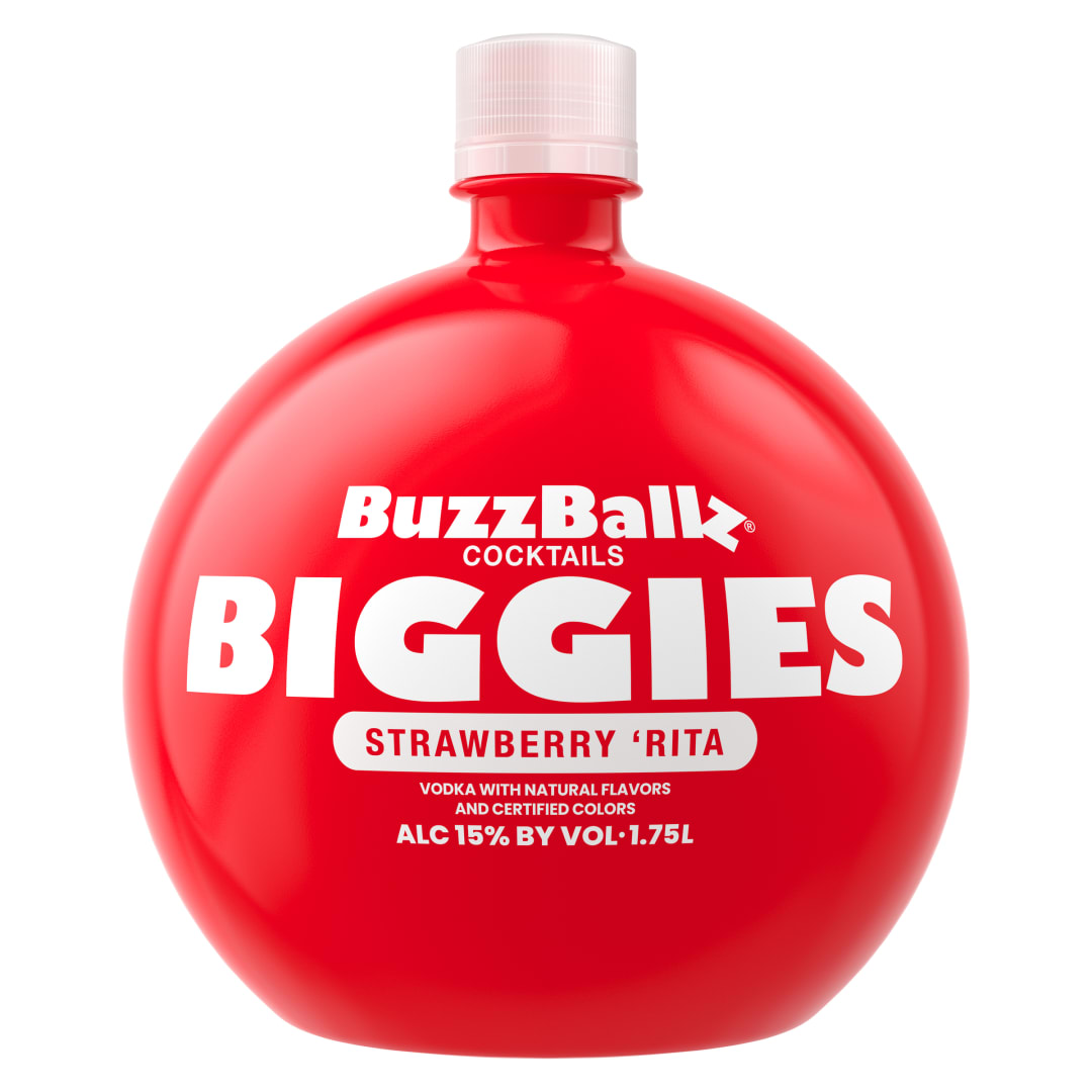 BuzzBallz Biggies Strawberry Rita Mixed Drinks 1.75l 30 Proof