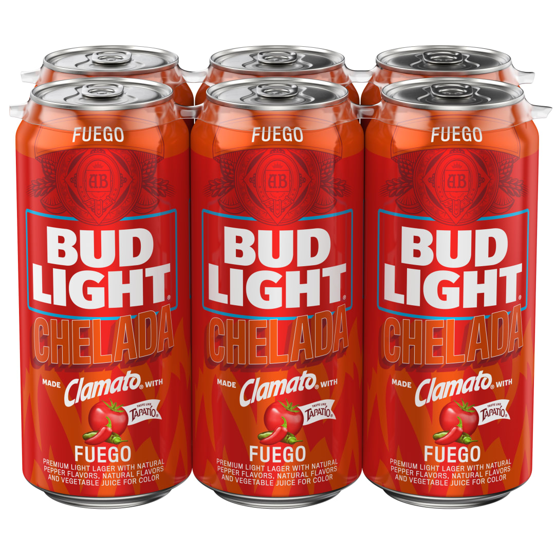Bud Light® Chelada Fuego, 6 Pack 16 fl. oz. Cans