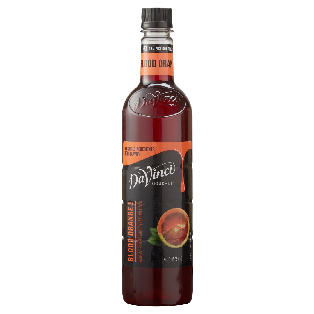 DaVinci Gourmet Blood Orange Syrup, Plastic Bottle, 4 x 750mL