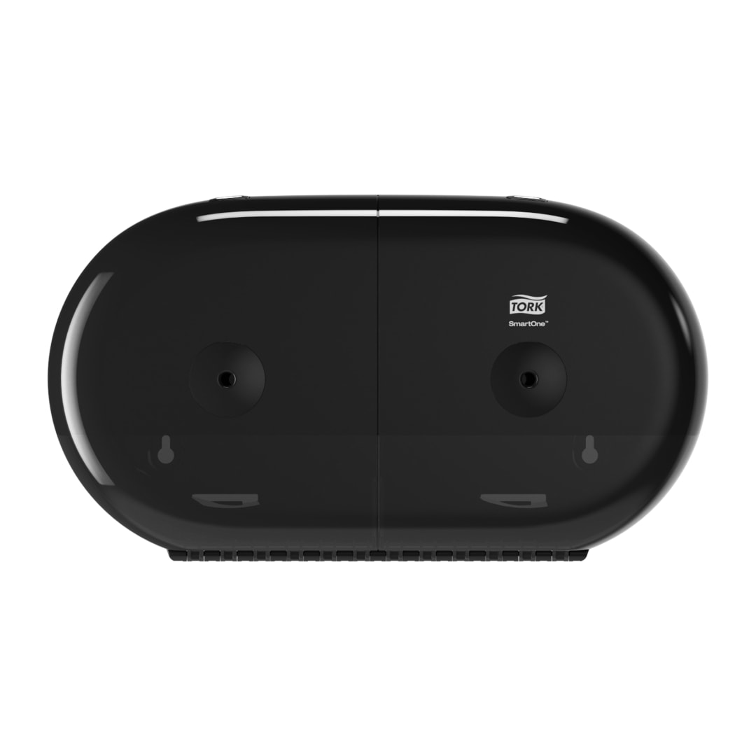 Tork SmartOne® Twin Mini Toilet Roll Dispenser Black