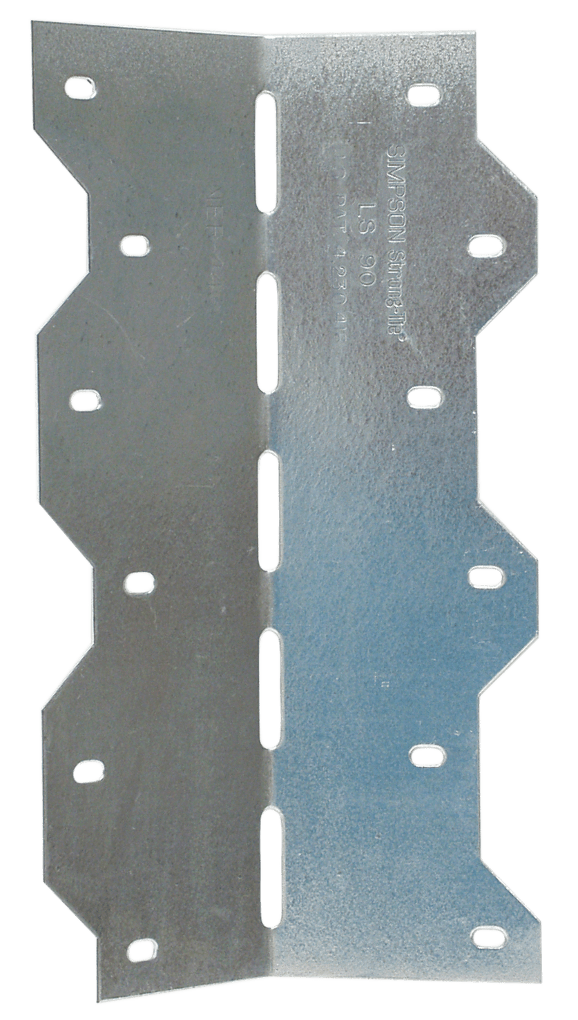 Simpson Strong-Tie LS90 LS 7-7/8 in. 18-Gauge Galvanized Adjustable L Angle (Pack of 50)