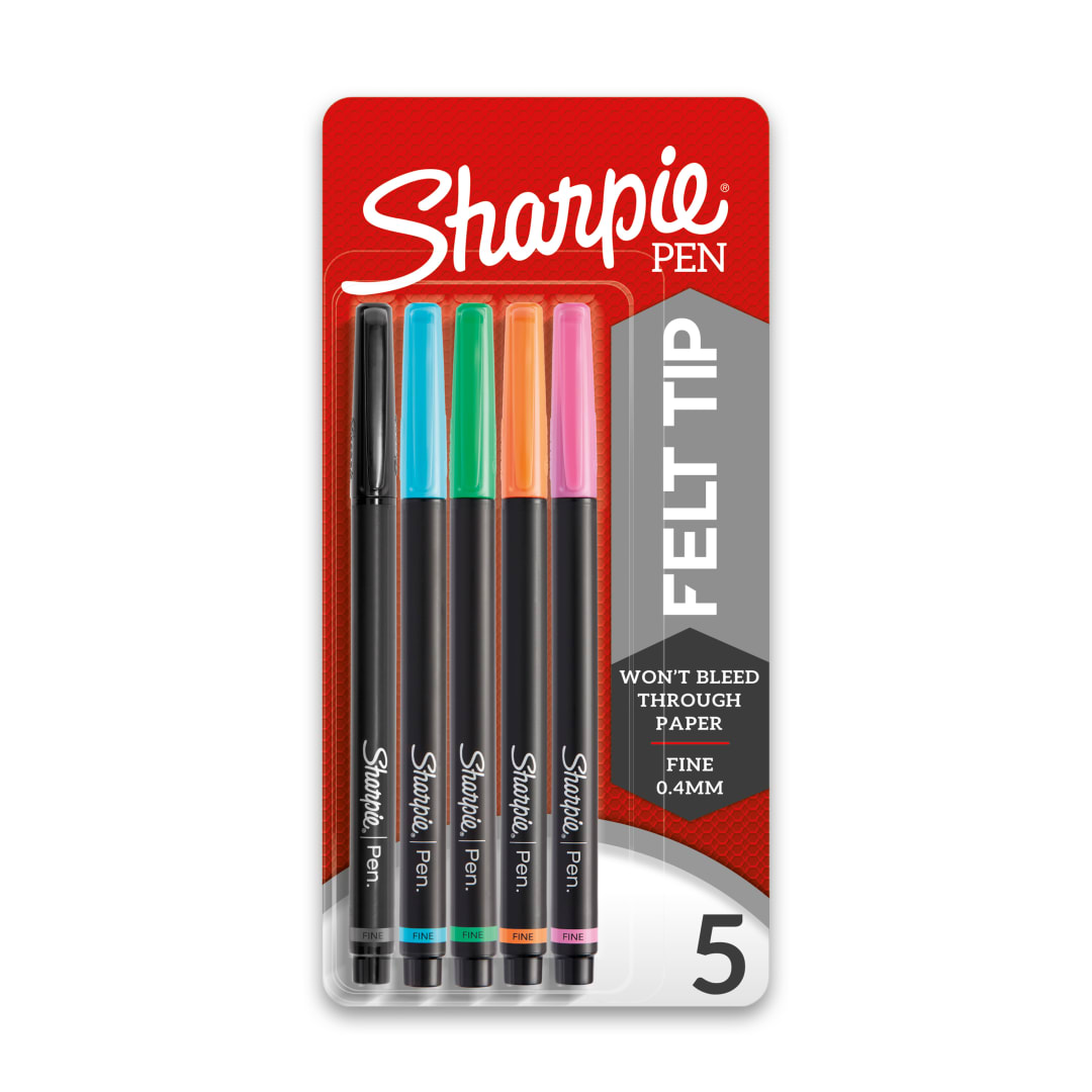 SHARPIE PEN 5CT FASHION ASST