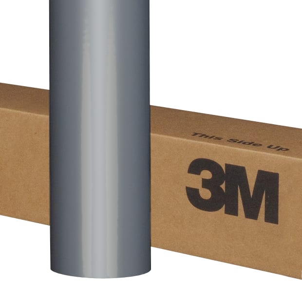 3M™ Controltac™ Farbfolie 180mC-120, Satin Aluminum, 1220 mm x 45,72 m