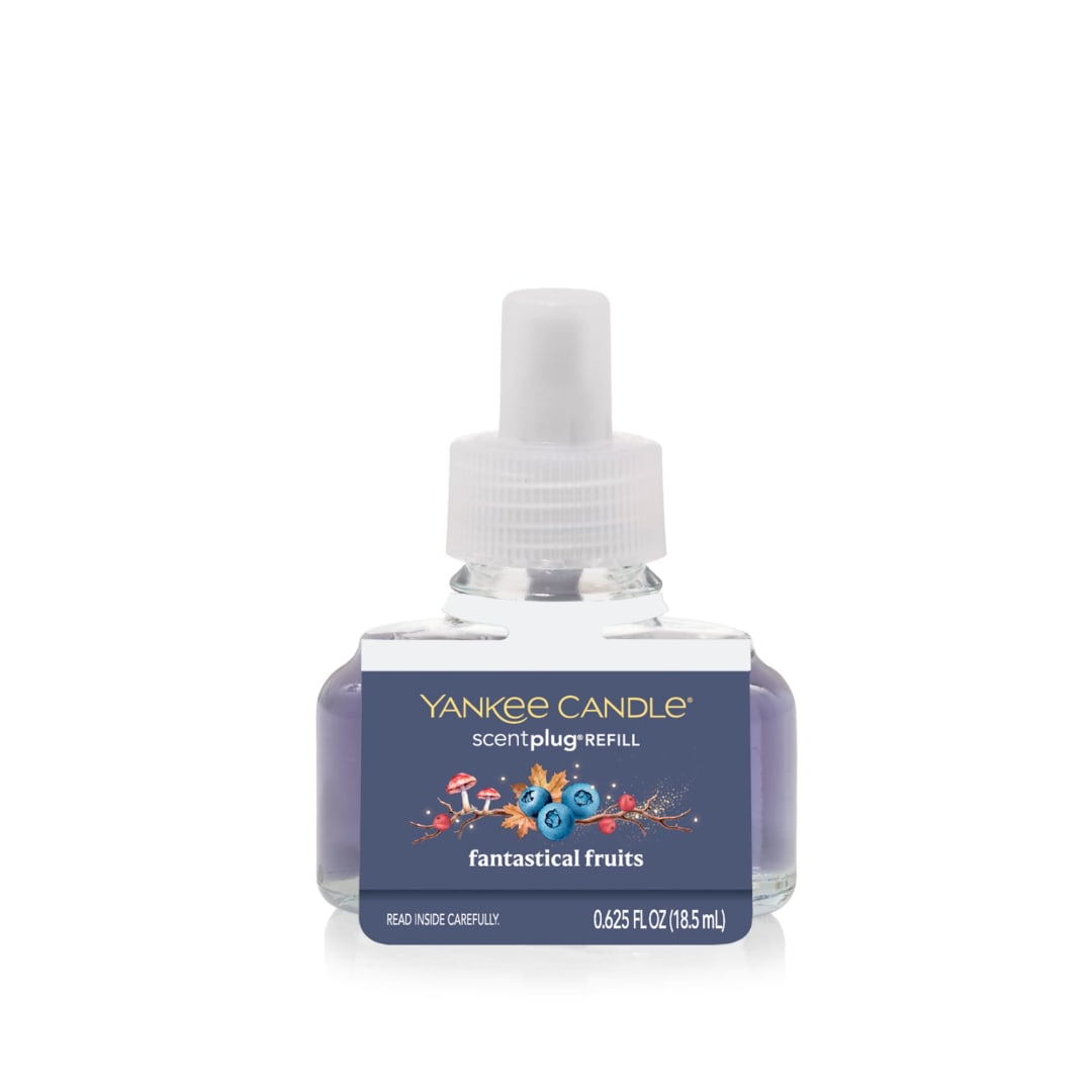 Yankee Candle Fantastical Fruits, 0.625 fl oz ScentPlug® Refill with up to 30 Days of Fragrance