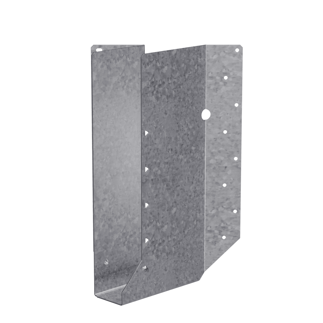 Simpson Strong-Tie SUL1.81/11 SUL Galvanized Joist Hanger for 1-3/4 in. x 11-1/4 to 11-7/8 in. Engineered Wood, Skewed Left