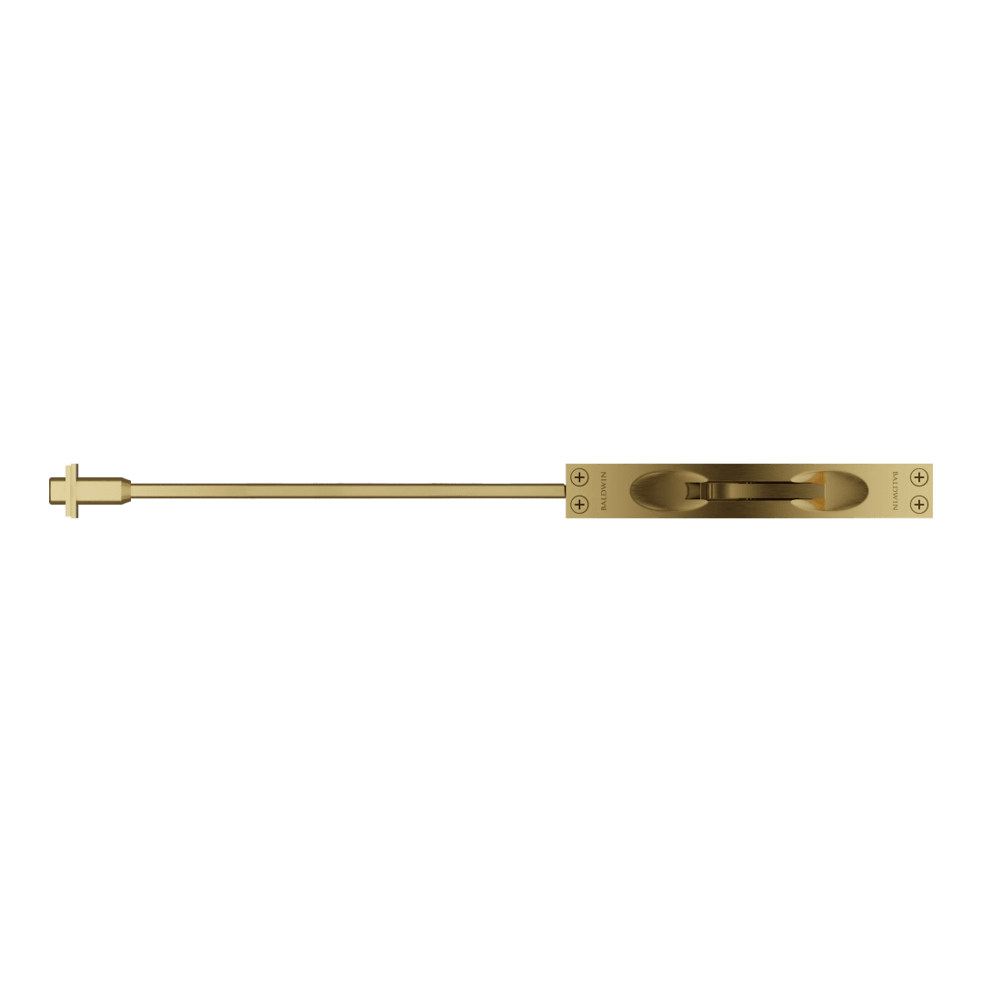 0600 18" Flush Bolt In Heirloom Brass