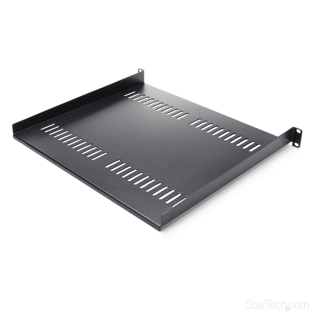 1U Vented Cantilever Shelf - 16in Depth