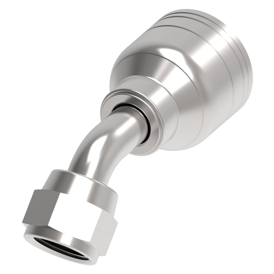 3/8 FJIC 45D X 3/8 HYD HOSE FITTING