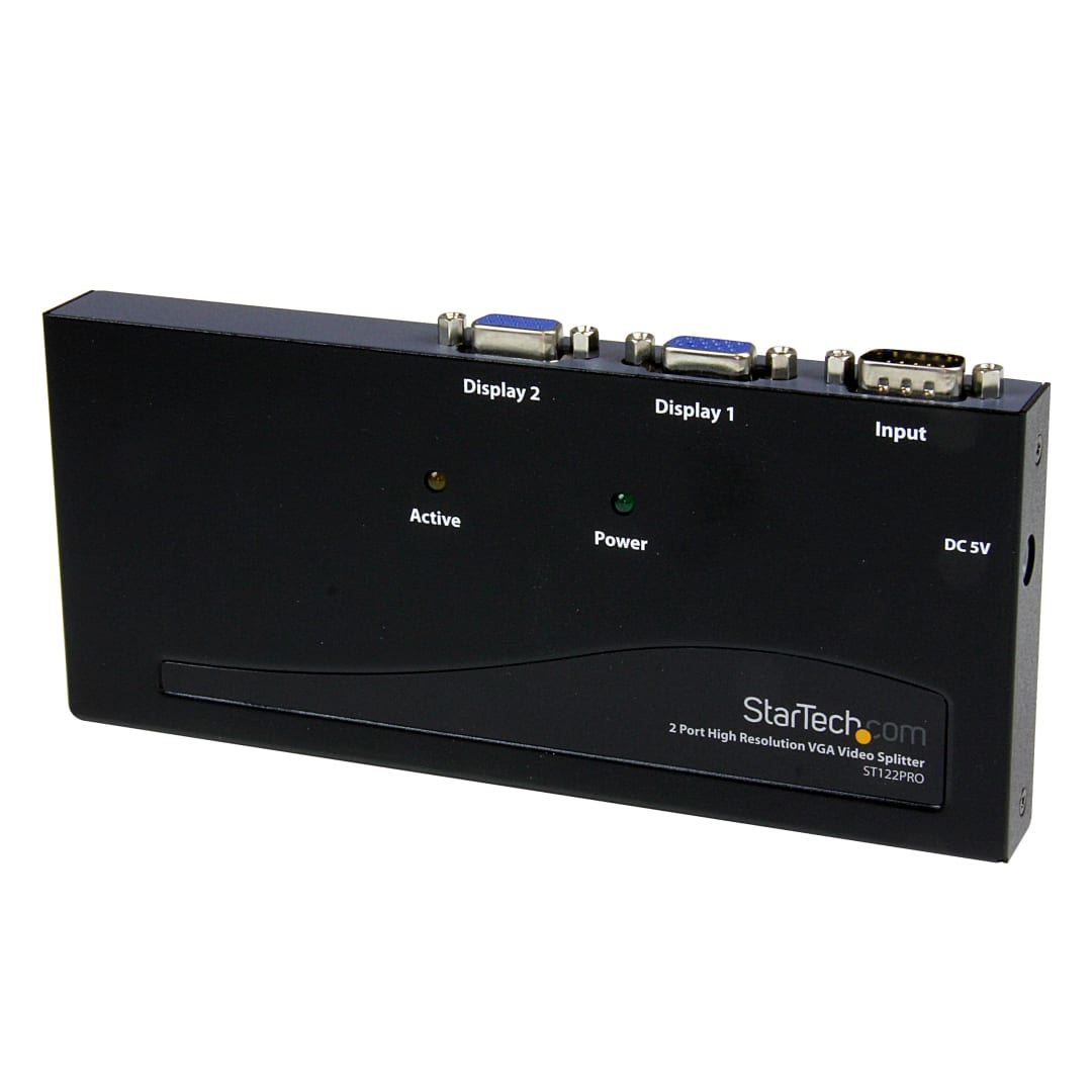 2 Port High Res. 350 MHz Video Splitter