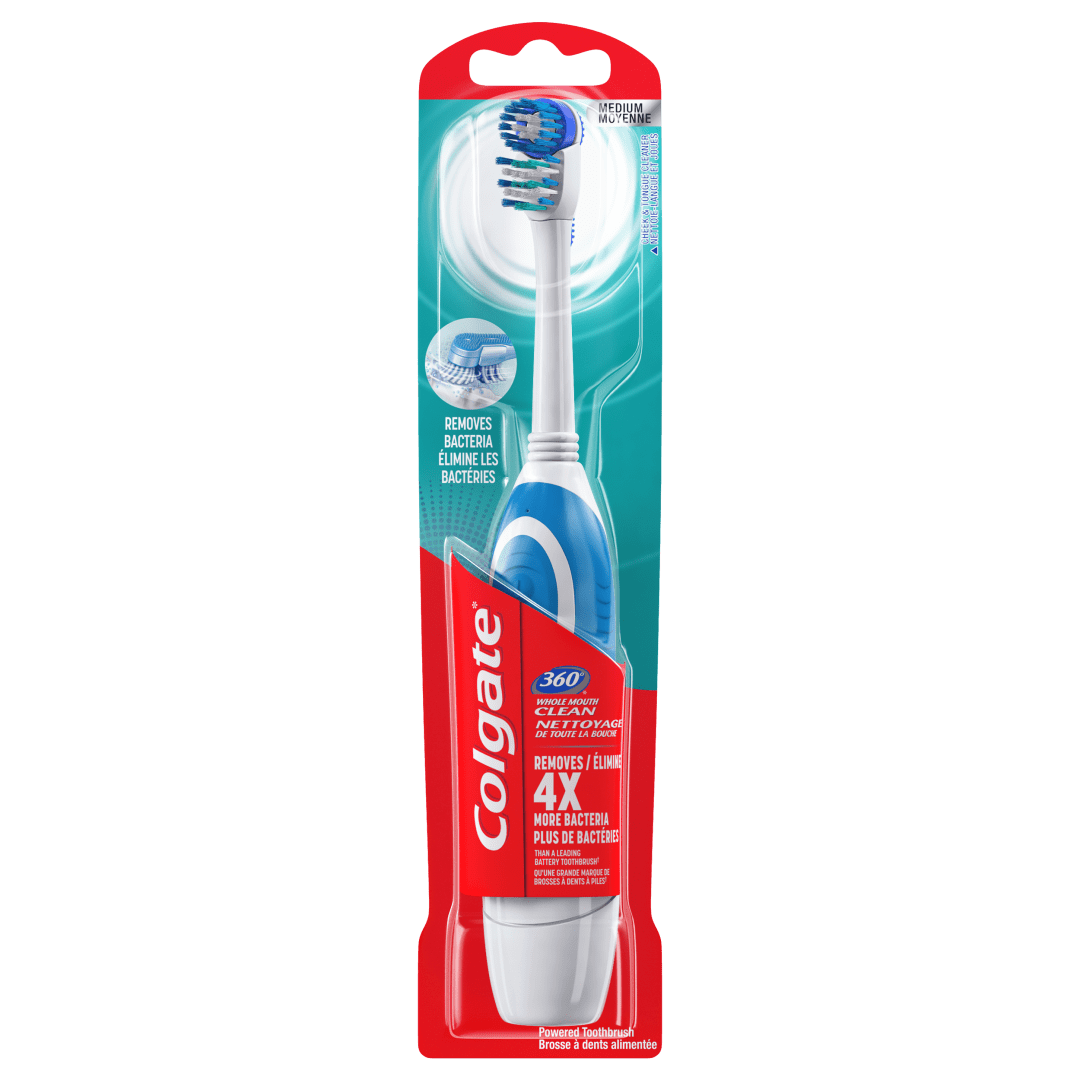 Colgate 36 Battery Powered Toothbrush Handle, Medium