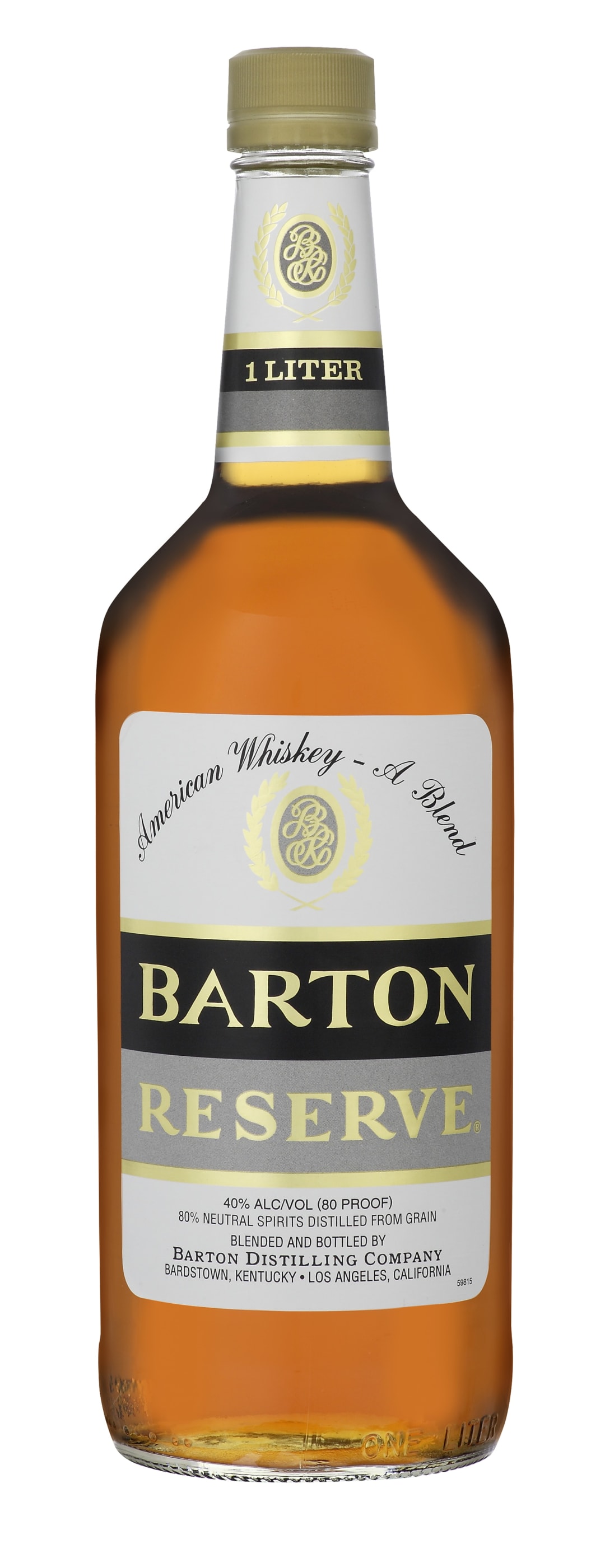 Barton Blended Whiskey 1l 80 Proof