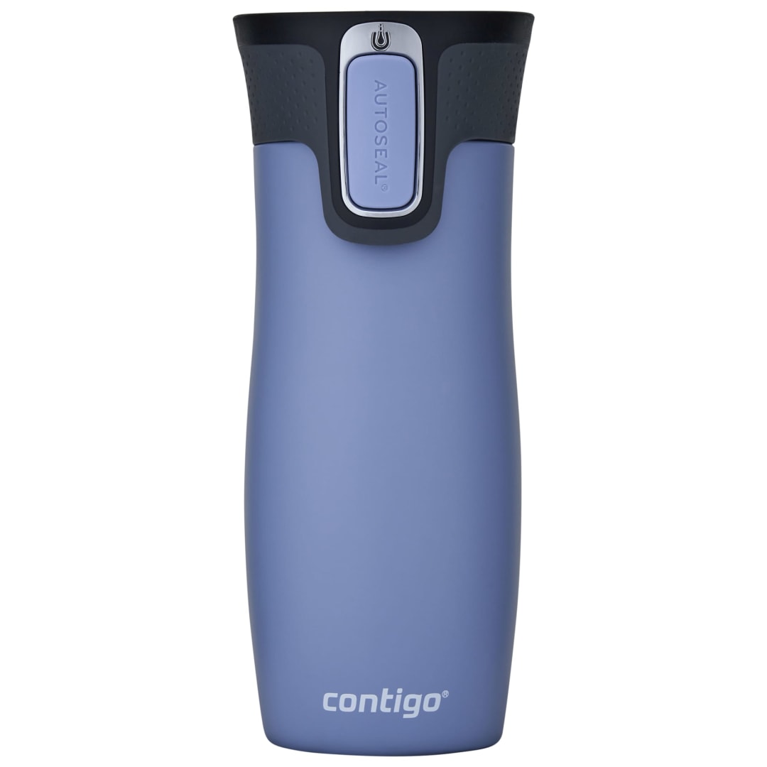 Contigo Unisex's West Loop Autoseal Thermobecher, Edelstahl Isolierbecher, Kaffeebecher to Go, BPA frei, auslaufsicherer Reisebecher mit Easy-Clean-Deckel, hält bis zu 5h Warm, 470ml., Earl Grey