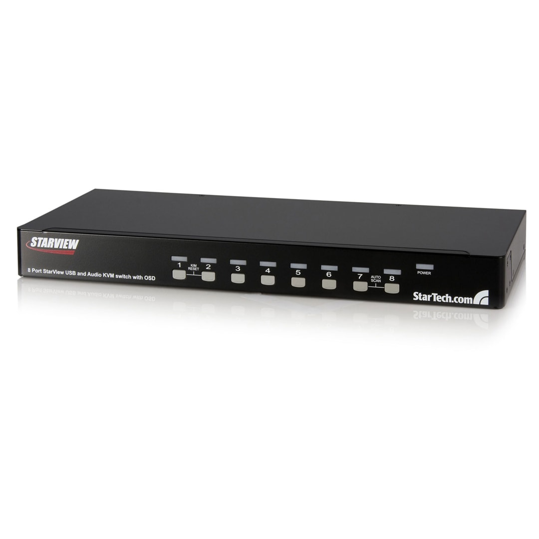 8-Port USB Console KVM Switch with Audio