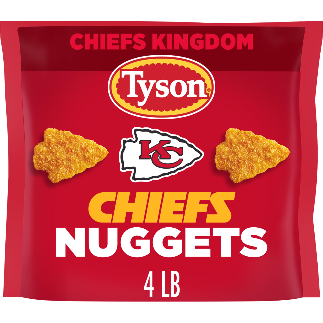 Tyson Chiefs Chicken Nuggets, 4 lb