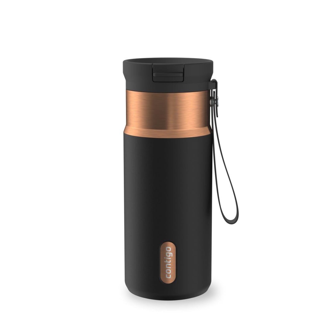 Contigo SnapSeal™ 16 oz Leakproof Stainless Steel Water Bottle with Carrying Strap